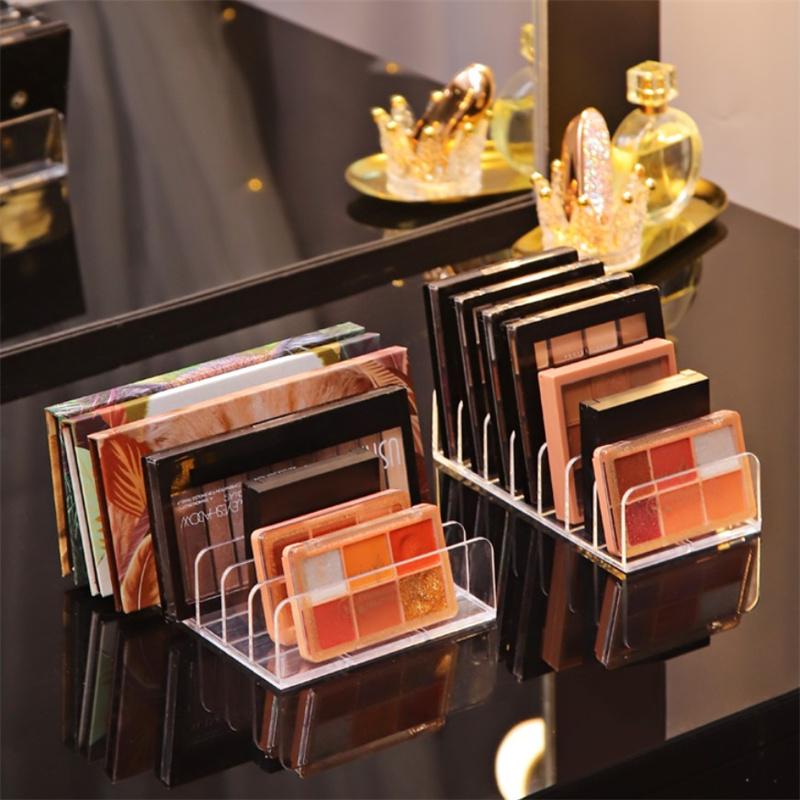 Palette Powder Case Storage Box Makeup Tools Transparent Plastic Desktop Storage