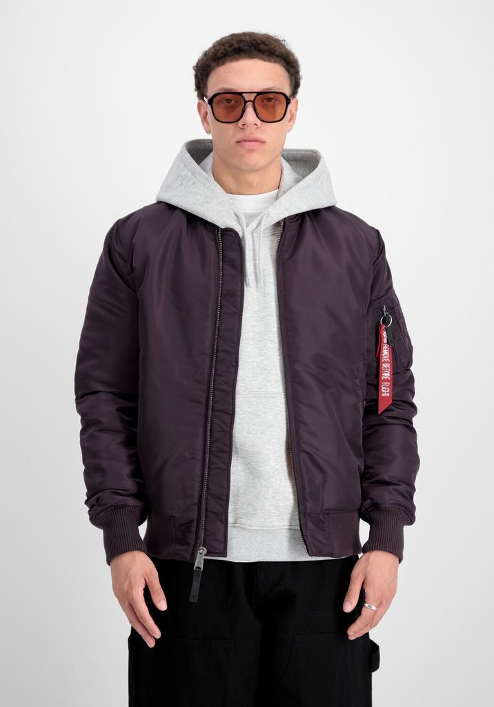 Зимняя куртка-бомбер Alpha Industries MA-1 VF 59 Long (168100) слива