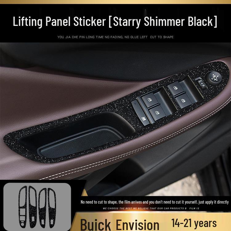 Frosted Glitter Anti-Scratch Film for Buick Envision Console Decoration
