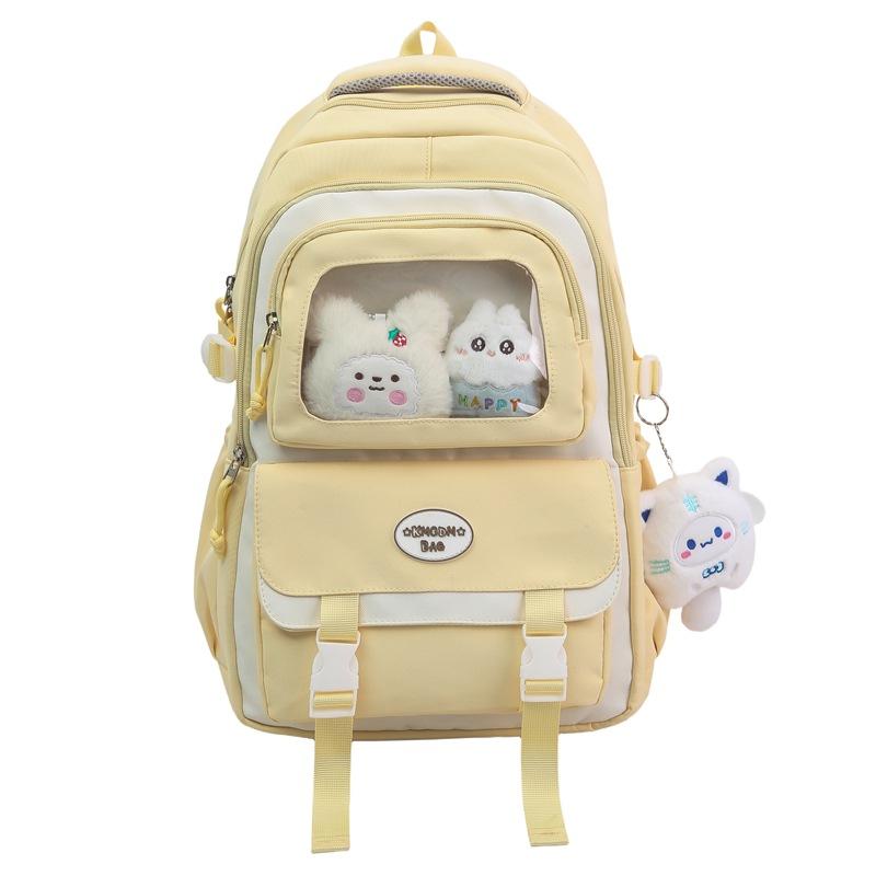 Niche Design High Value Japanese Cute Girl Schoolbag Large Capacity Junior High School College Students Backpack