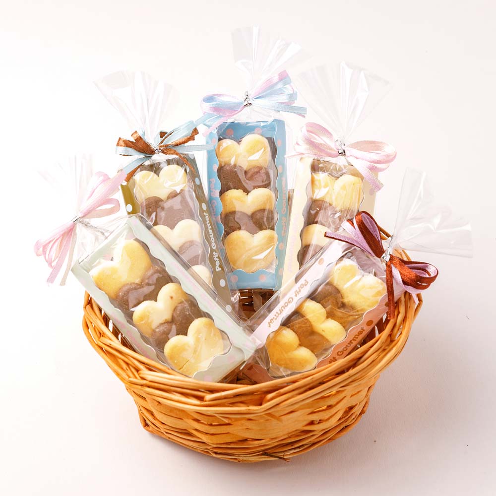 Limited-time P10 Times + 180 Yen Coupon Small Gift Sweets Happy Heart Cookies Hazuwell Support Retirement Bulk Individually Wrapped Wedding Workplace