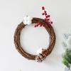 DIY Floral Wreaths 10cm/15cm/20cm/25cm/30cm/40cm Rattan Ring Artificial Garland