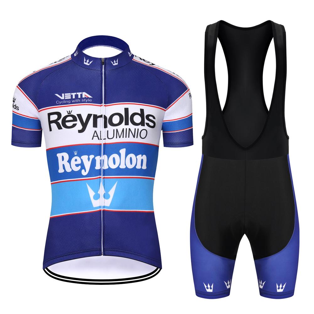 Summer Breathable 2026 Reynolds Men Cycling Jersey Maillot Set Short Polo Shirt Clothing Mtb Bib Participating Teams Enduro Cycl Clothes