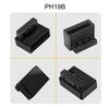 U3-091 PH19A+PH19B 2Pcs USB 3.0 20Pin Male To Female Extension Adapter Up and Down Angled 90 Degree Overmold Converter