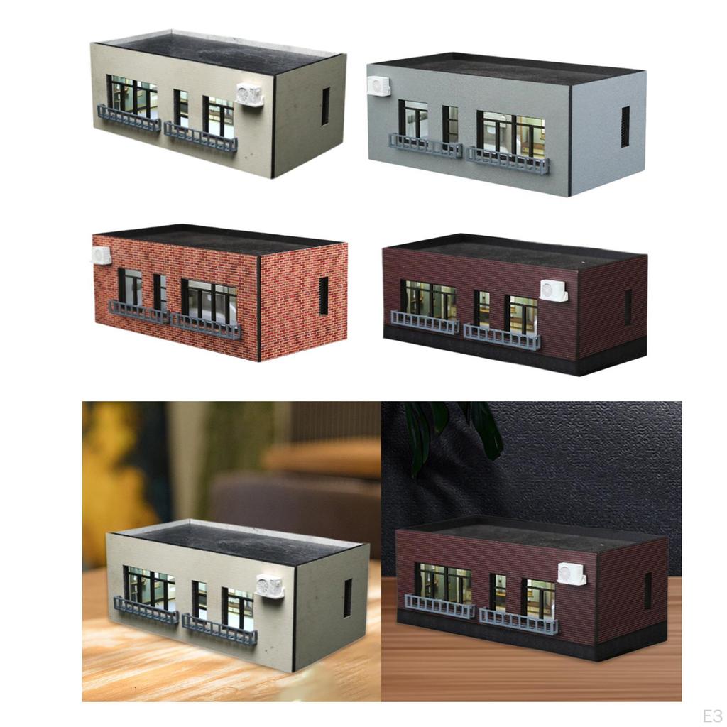 1/64 HO Model Diorama for Tabletop Use, Sand Table Accessories