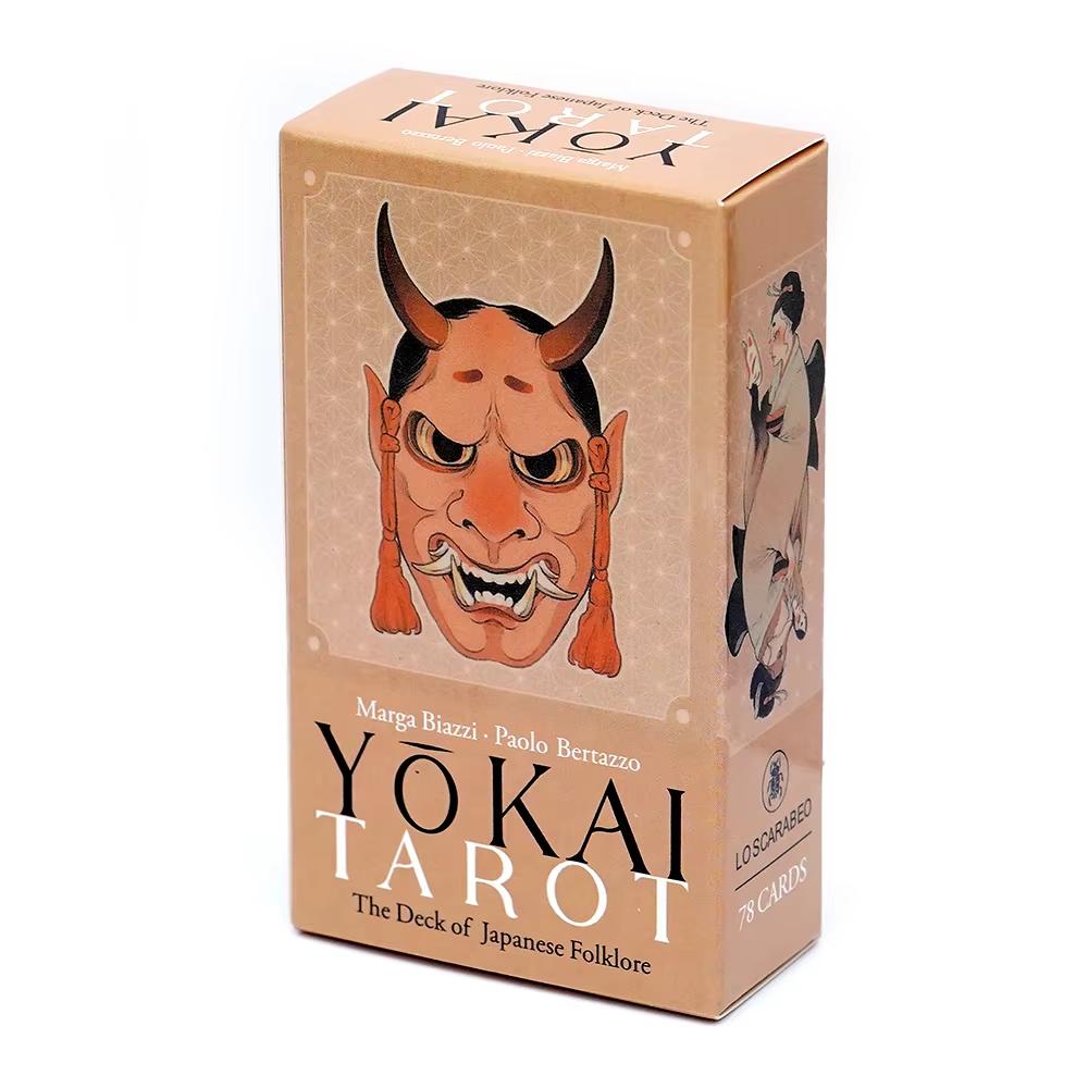 Yokai Tarot Deck Tarotkarten Verwurzelt in japanischer Folklore Englische Version Brettspiel Familie Wahrsagen Partyspiel Orakelkarten Spielzeug