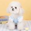 New Pet Clothing Small and Medium-sized Dog Thin Breathable Teddy Bear Bipod Cat Puppy Dog Clothes