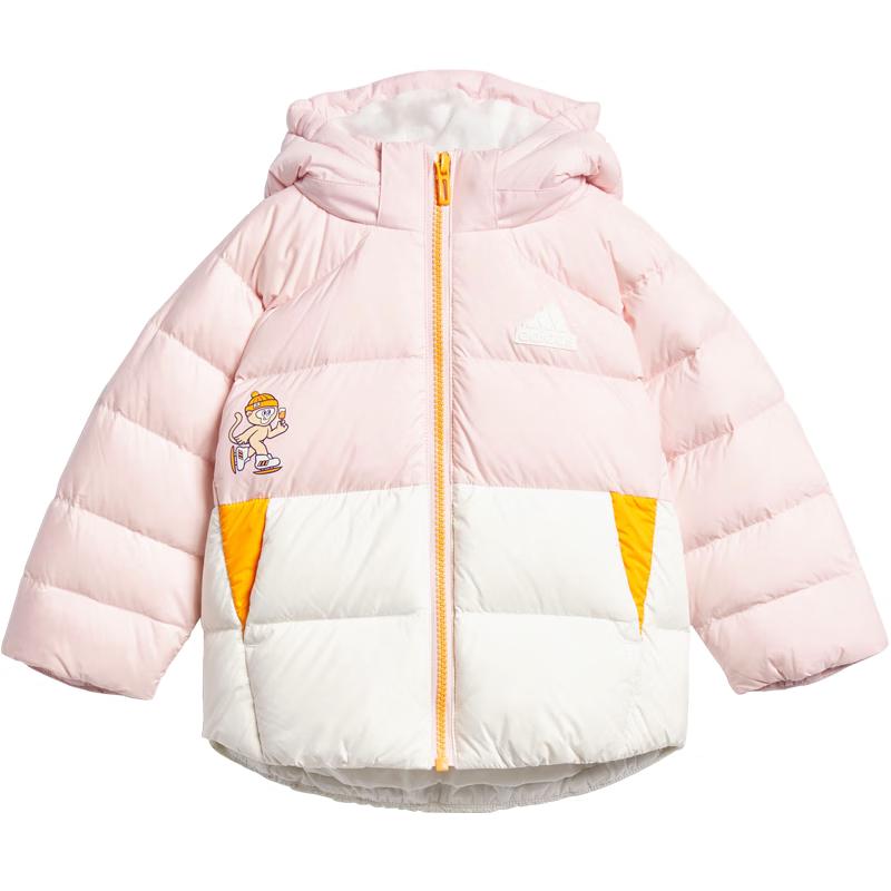 adidas Baby Girls Winter Hooded Down Jacket 104CM