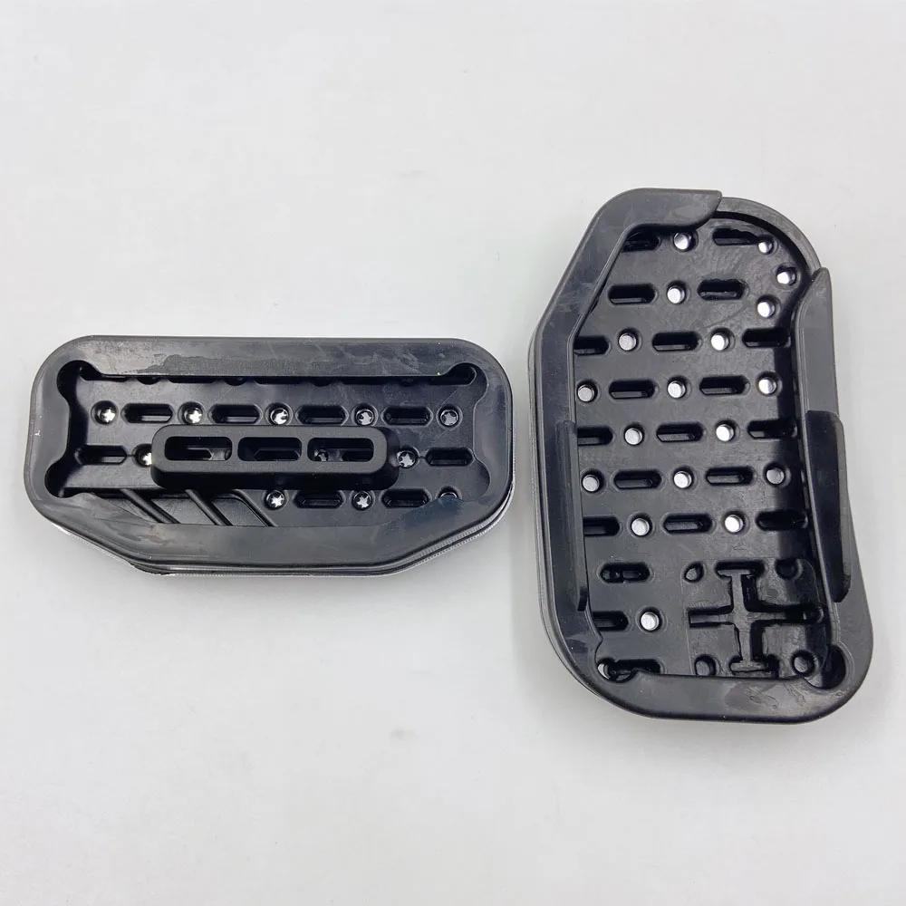 Car Foot Pedals For Ford F-Series F-150 Lobo P552 2015~2020 Stainless Steel Fuel Brake Rest Alloy Covers Parts Pads Accessories