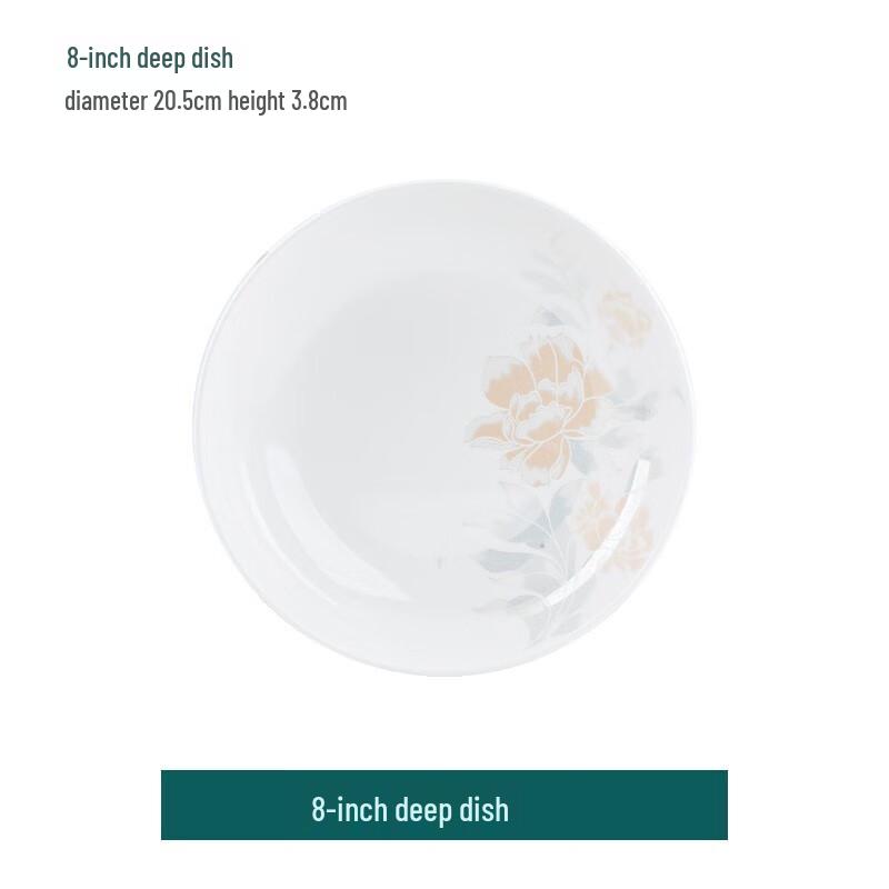 Bone China European Style Deep Plate Set