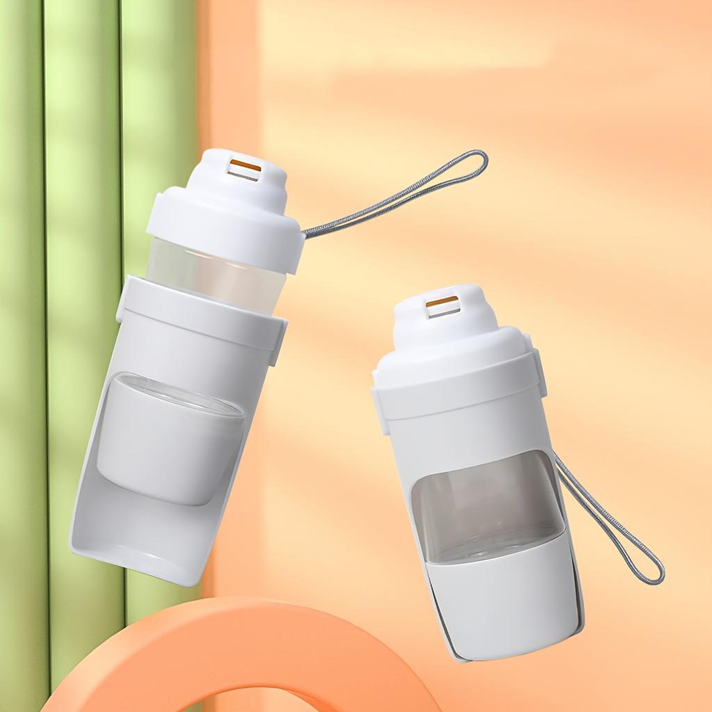 Portable Leak-Proof Dog Water Bottle, Durable Plastic Pet Hydration Dispenser with Ergonomic Handle & Spill-Resistant Design for Outdoor Walks, Hiking