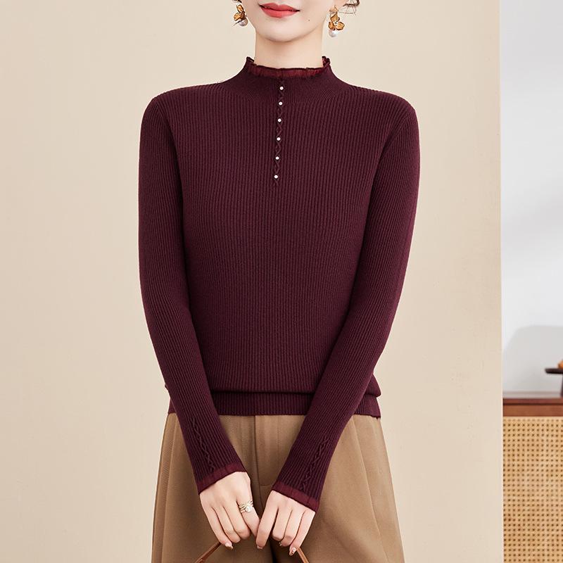 2025 New Winter Knit Sweater for Middle-aged Women - Stylish Base Layer