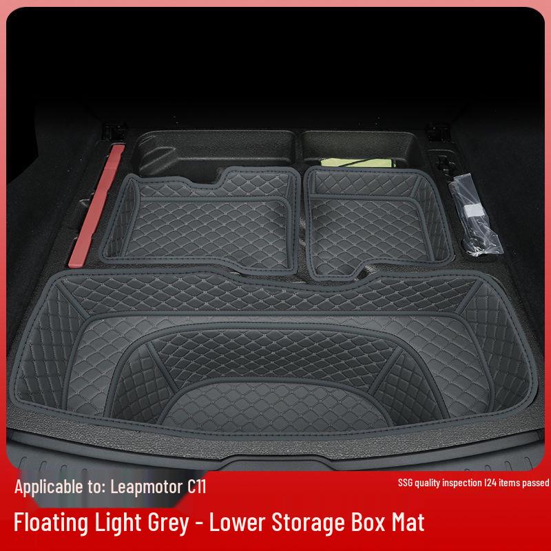 Compatible Leapmotor C11 Trunk Mat - Surround Design, Wear-Resistant, Fits 26 Models
