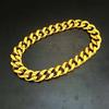 Faux Gold Chain Necklace Plastic Big Chunky Necklace Hip Hop Thick Gold Chain