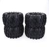 ZD Racing 4PCS 125MM 1/10 Monster Truck Tire Rubber Rocks Tyres 12mm Wheel Hex for RC Crawler Axial Traxxas Tamiya Kyosho