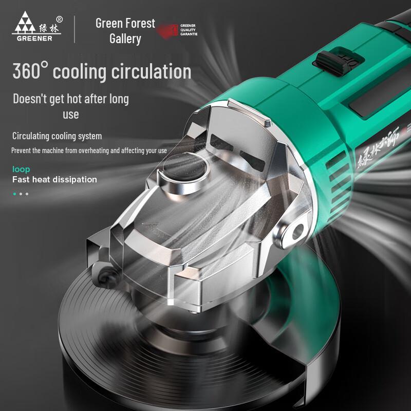 Green Forest Cordless Angle Grinder CN plug (adapter included)