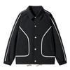 Men's Japanese Style Autumn Lapel Jacket - Trendy, Loose Fit, Large Sizes Available