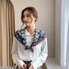 Clothing Accessories Headscarf Printing Korean Style Scarves Female Shawl Silk Scarf Printed Scarf