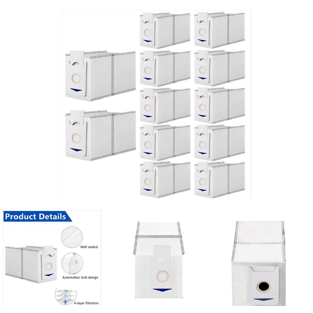 For Ecovacs T30 T30 Pro T30 Max Dust Bags With Activated Carbon For Vacuum Cleaners In Home Environments