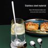 SHALL 304 Stainless Steel Round Head Dessert Spoon