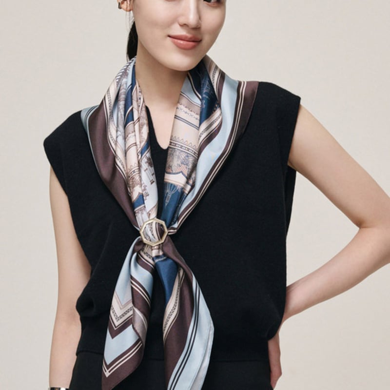 Saint Luxure Maeve Navy Brown