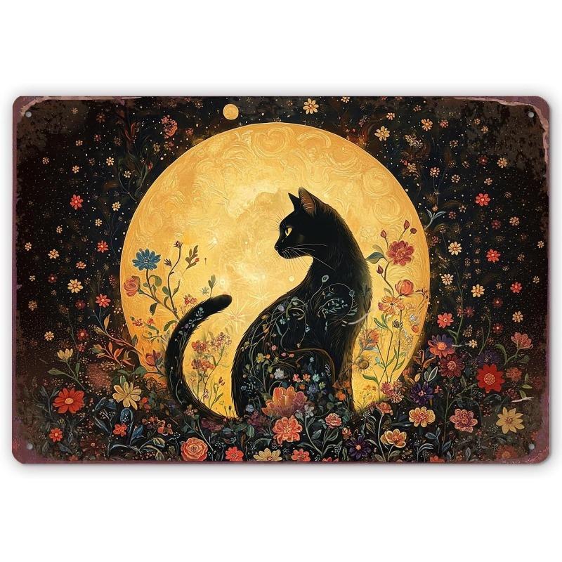 "Live" Word Metal Sign, Retro Wall Art Decor