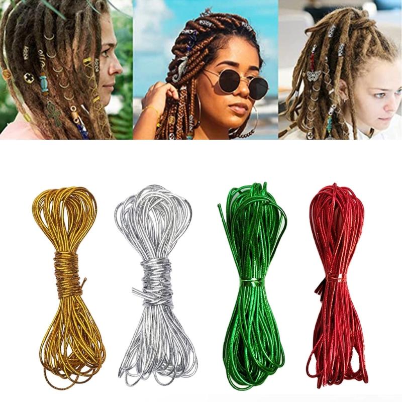 Dreadlock Haarverlängerungs-Ornament Für Jubelndes Styling Mit Metallischem Seildesign Einfach Zu Verwenden Haartypen