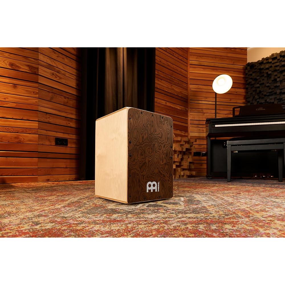 MEINL Percussion Jam Cajon with Built-in Fixed Snare, JC50BW [Official Japanese Product]