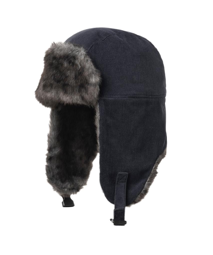 MILLO WOMEN Fur Trooper Hat [Deep Navy]