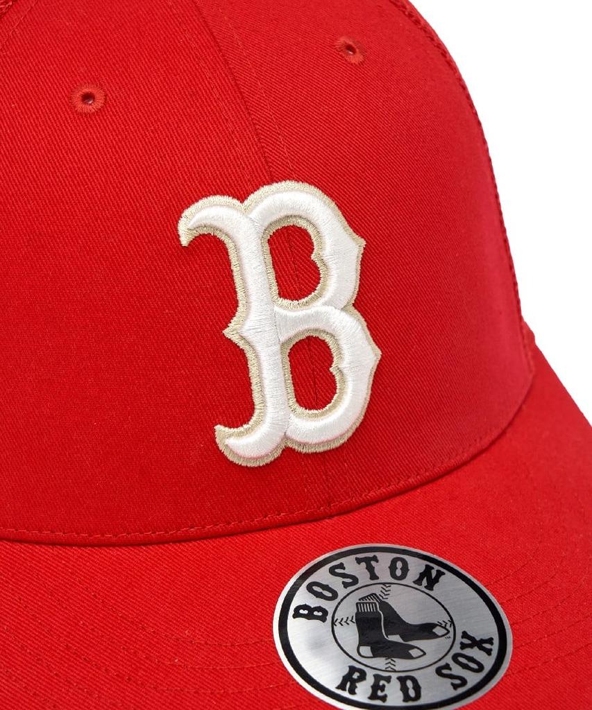 Emelbi Signature Patch Mesh Cap Bos (L.Red)