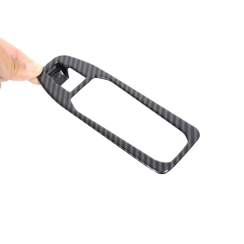 Suetlcoity For BMW IX i20 -2025 ABS Carbon Fiber Car Window Lift Switch Panel Cover Trim Interior Car Accessories