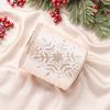 Christmas Ribbon For Crafts 6.5 Ft Webbing Strap Champagne Color Wreath Ribbon For Holiday Wrap Present Tree Decor Bow Wreath