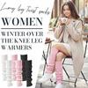 Thick Woolen Knit Leg Warmers for Autumn and Winter
