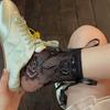 Beauty To the Heart, Straps, Medium Tube Lace Socks, Lace Women's Medium Tube Bow Summer Women's Socks, Thin Socks
