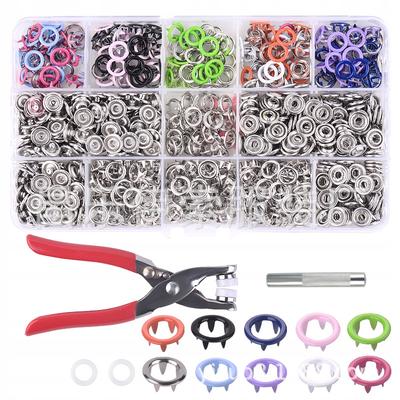 Juego de Ojetes Remachables para Marroquinería 100X Varios Colores