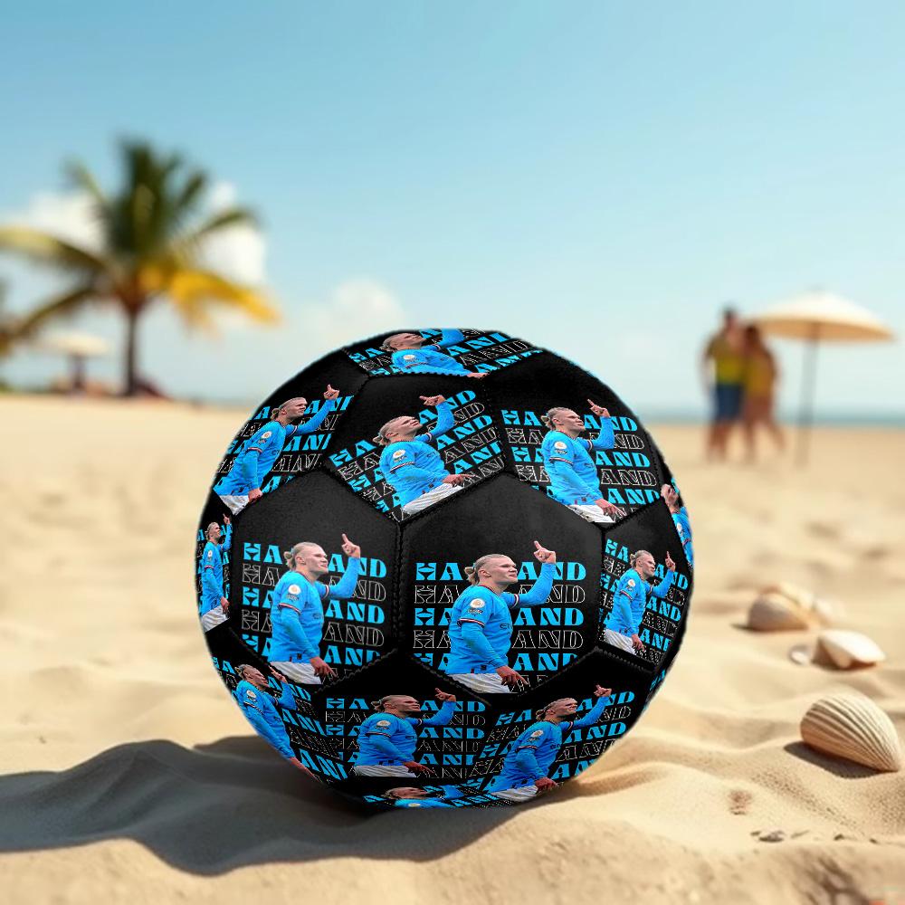 Erling Haaland Size 5 Football High Elastic Soccer Ball For Outdoor Competition Daily Training Play