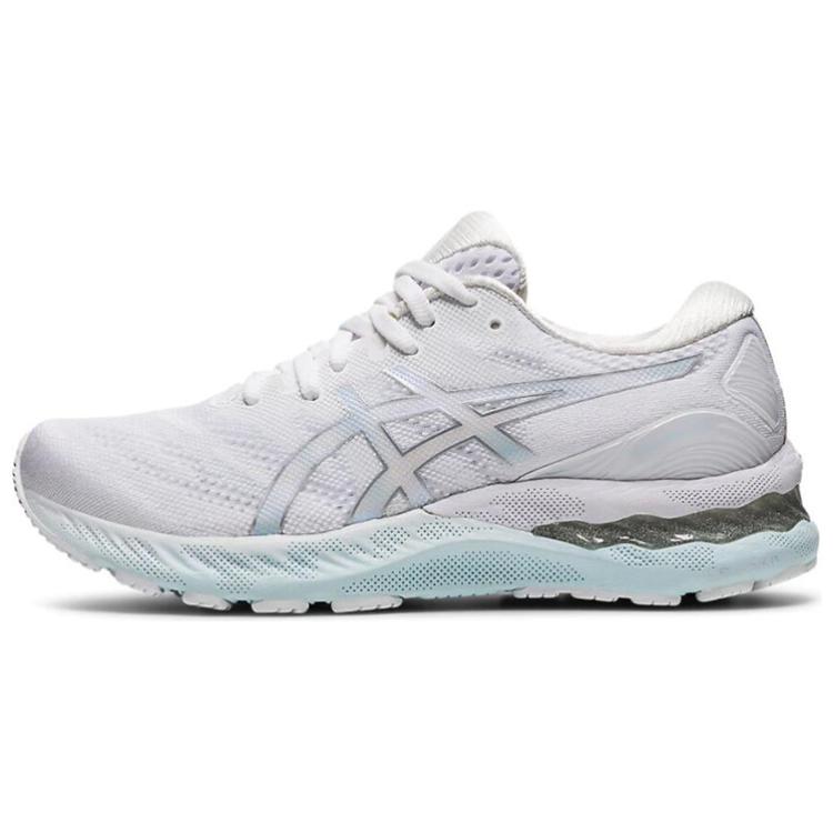 New Asics Gel Nimbus 23 'White Pure Silver' Women's 1012A885-100