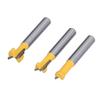 3Pcs Keyhole Router Bits Set 14in Shank T Slot Routers Bit Milling Cutters for Wood