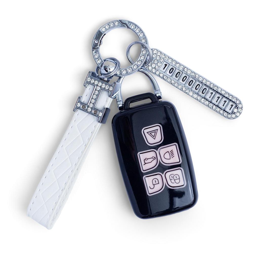 Land Rover Range Rover & Evoque Key Case for Discovery 4/5, Sport, Velar, Defender 2 Row