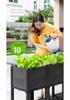 Extra Large Multi-layer Rectangular Planting Box for Home Balcony - Ideal for Fruits, Vegetables, and Flowers