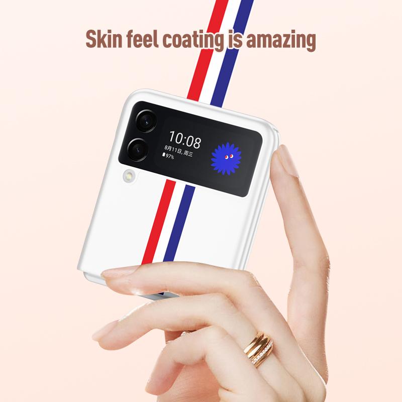 Luxury Slim Thin Protective Cover Case For Samsung Galaxy Z Flip 3 5g Flip3 Z Fold3 Fold 3 Folding Cell Phone Bag Funda Coque