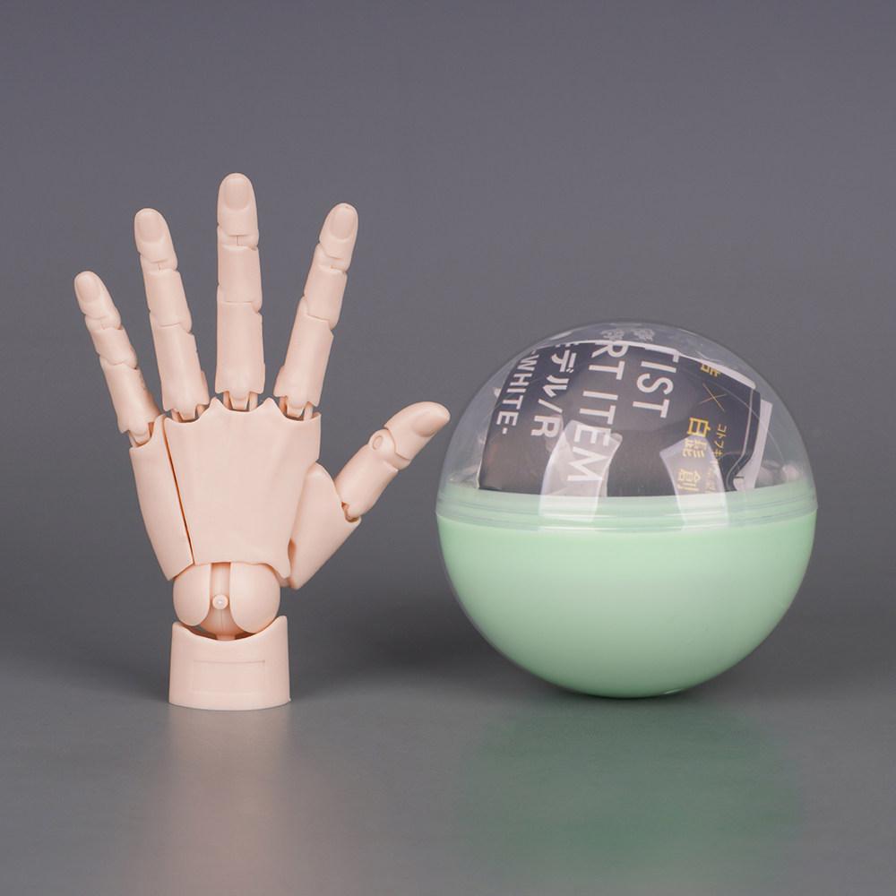 1/2 Scale Mini Hand Figure Gashapon Action Figure Model Toys Highly Articulated Finger Joints Right Hand for Drawing Sketch