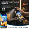 100/200ml Klej do drukarki 3D - Spray klejący do druku 3D, Zapobiega wypaczaniu na podgrzewanym stole roboczym, Łatwy do usunięcia, Zwiększa przyczepność do stołu