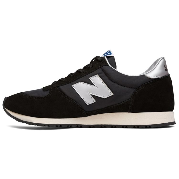 

Кроссовки унисекс New Balance National Class Made in England черные серебристые белые MNCSKS
