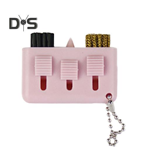 

3-в-1 выдвижной инструмент для чистки клюшек для гольфа портативная щетка для чистки клюшек для гольфа набор для чистки клюшек для гольфа заточка для клюшек для гольфа мячи розовый