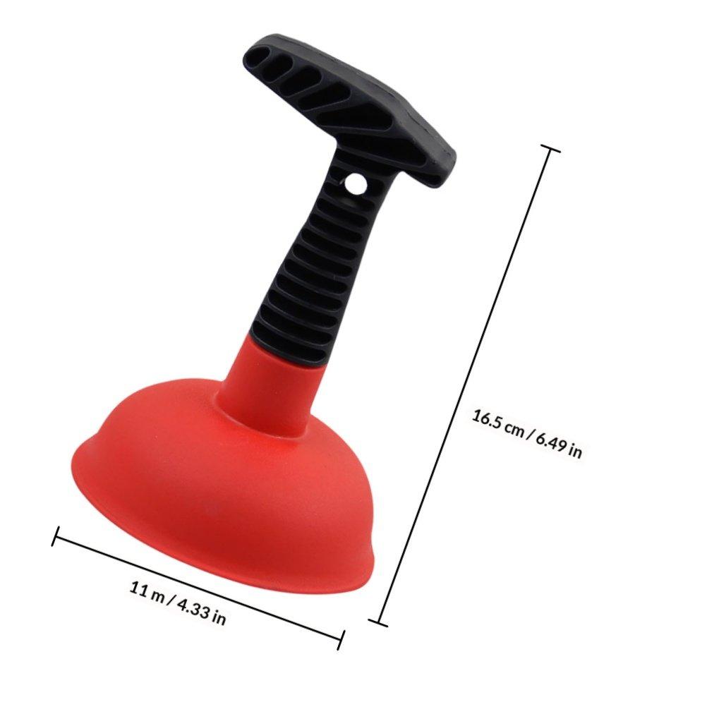 

Premium Tpr Sink Plunger for Kitchen Bathroom Drain Unclogging Efficient Sewer Cleaner Dredging Tool Cleaning Supplies красный
