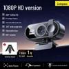 Ultra HD Webcam with USB Microphone for Online Classes & Live Streaming