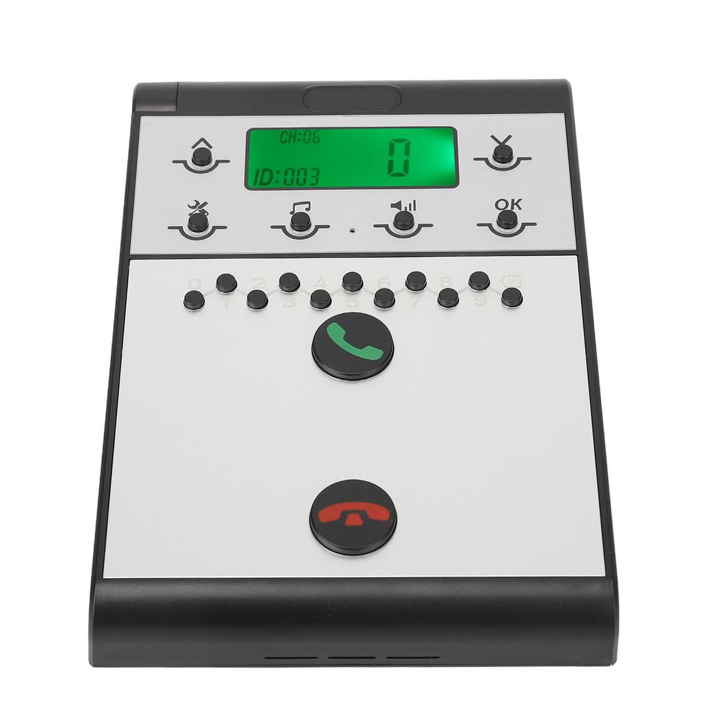 Drahtloses Gegensprechanlagensystem 2 km Reichweite LED-Bildschirm Raum zu Raum Sub-Master-Gegensprechkommunikation