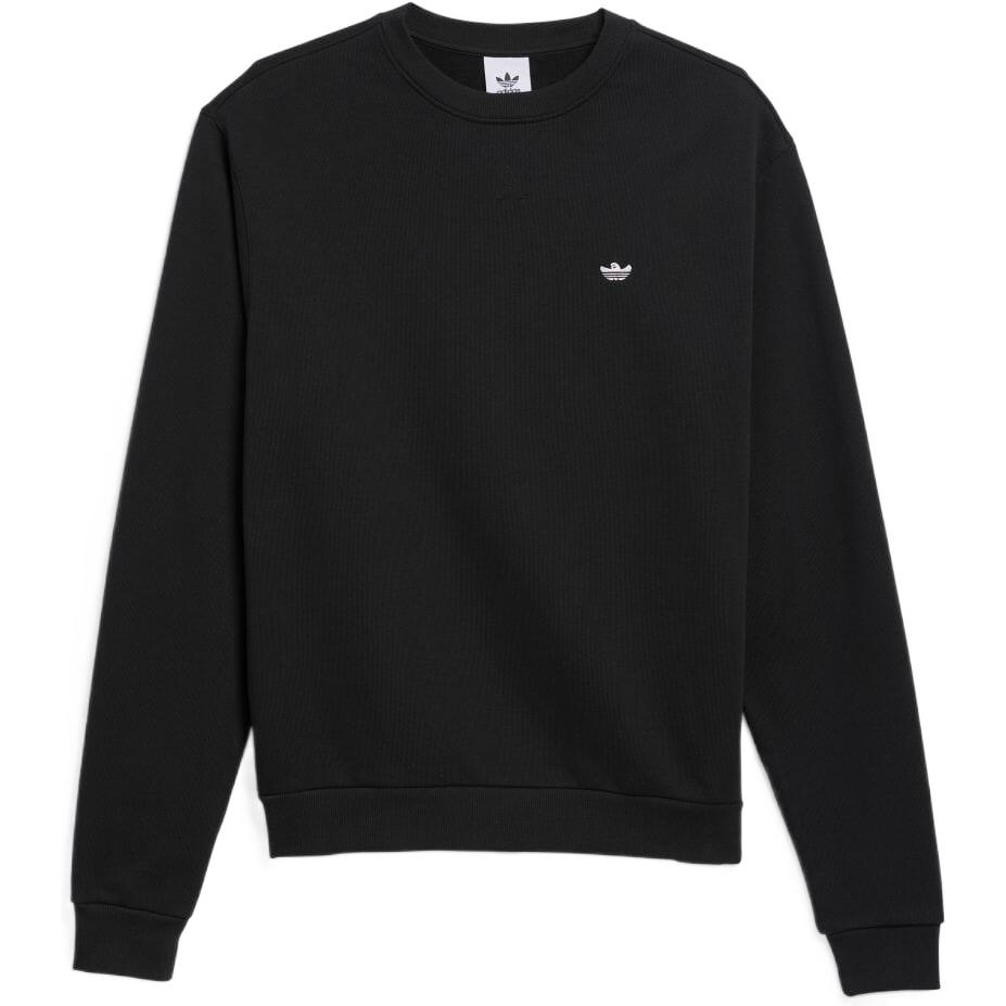 adidas Skateboarding Heavyweight Shmoofoil Crewneck Sweatshirt Black/White HK9868 S