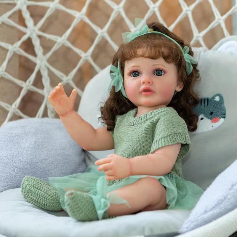 Simulation Baby Rebirth Doll Maddie3D Advanced Painted Cloth Body Simulation Baby Doll